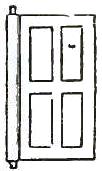 FIGURE 64. DOOR OF ROMAN HOUSE