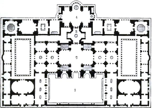 FIGURE 176. BATHS OF DIOCLETIAN
