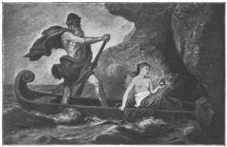 Charon rows Psyche across the River Styx