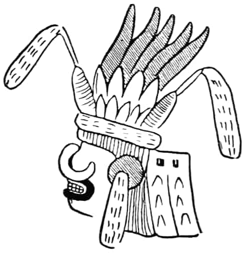 Headdress of Tlazolteotl.