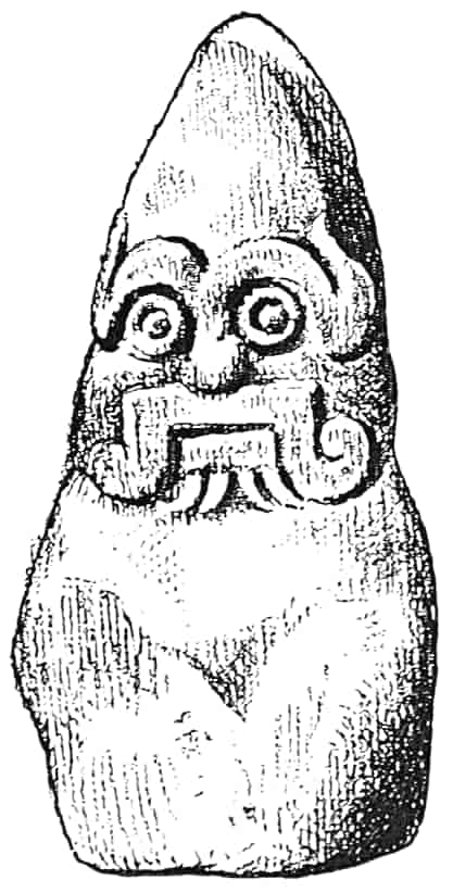 Stone figure (from Castella del Teayó.)