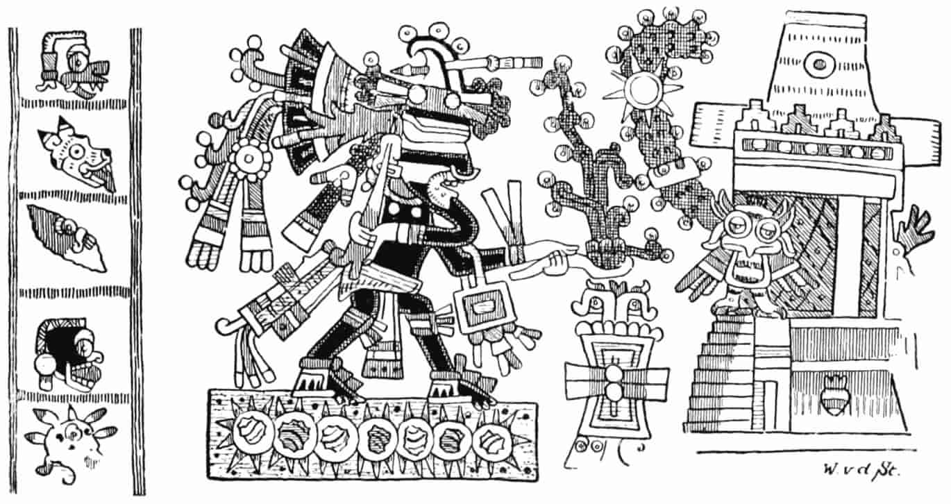 Itzcoliuhqui. (From Codex Bologna, sheet 12.)