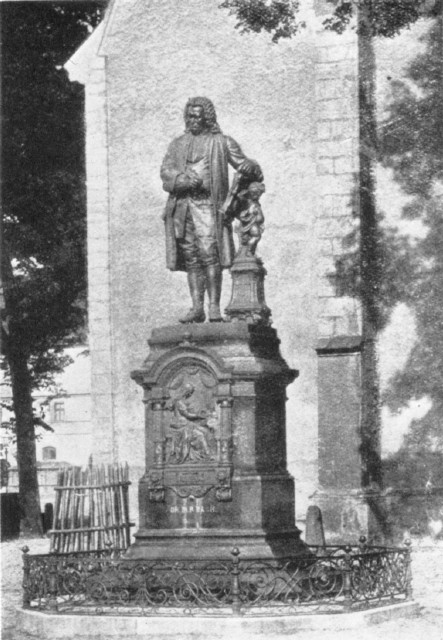 The Bach Statue at Eisenach