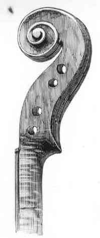 Stradivari scroll