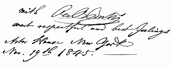 Autograph of Ole Bull