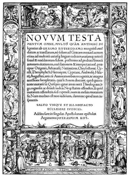 Title page of New Testament