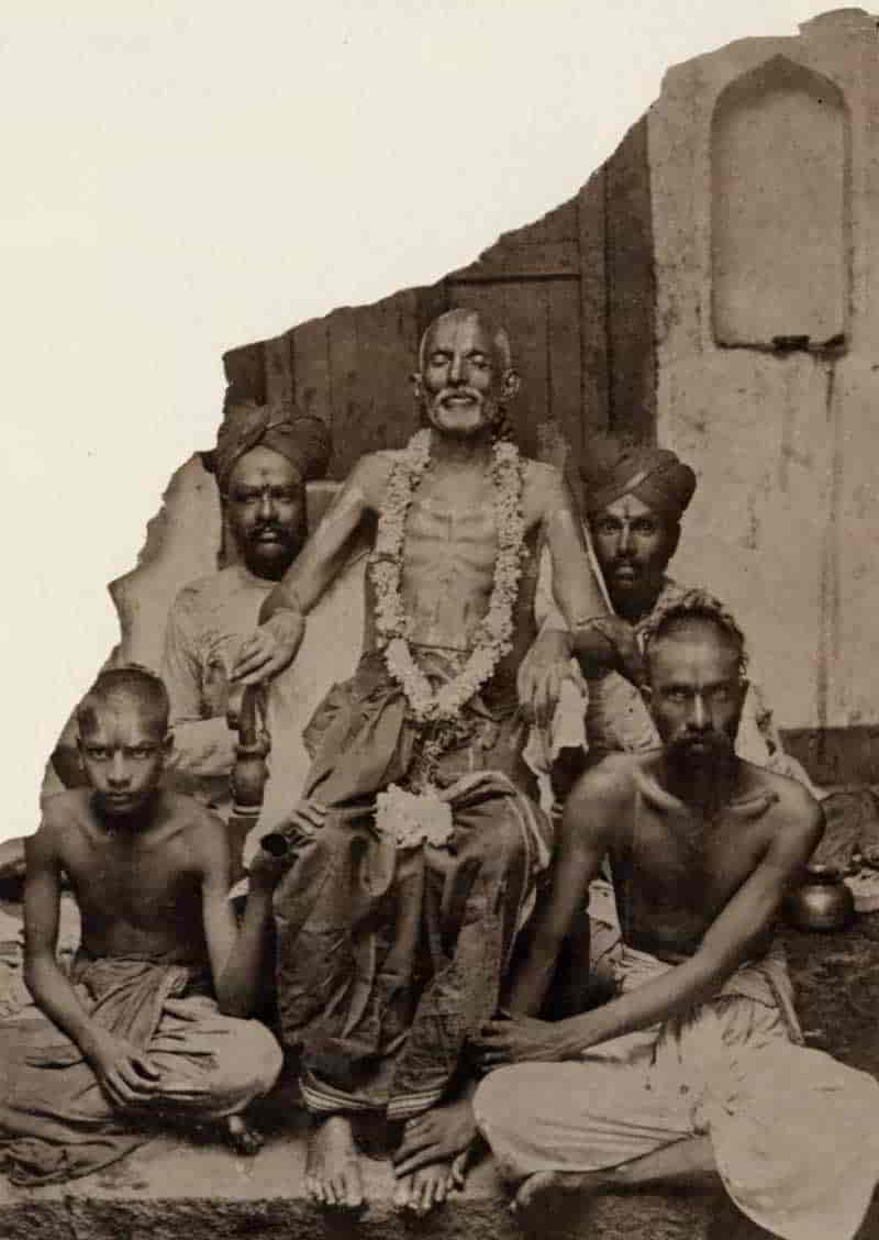 Luchmiah Rungiah and companion, 1890, India