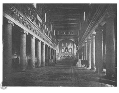 ROMA—Interior da Basilica de S. Lourenço