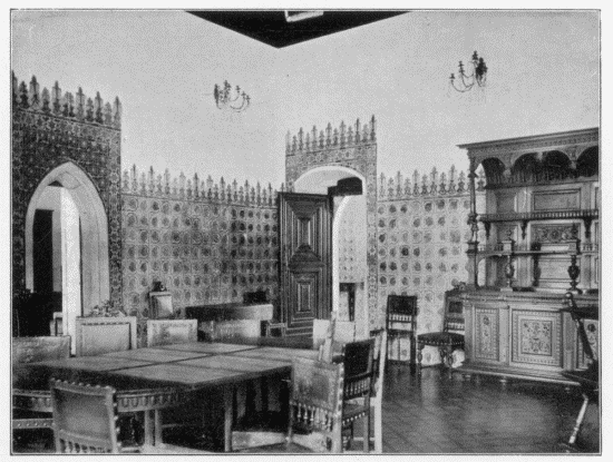 FIG. 9. Dining-room, Old Palace. Cintra. From a photograph by L. Oram, Cintra.