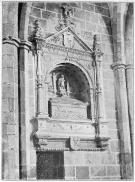 FIG. 77.Thomar. Sta. Maria dos Olivaes. Tomb of Bp. of Funchal.