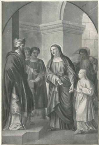 Presentation of Mary in the temple.