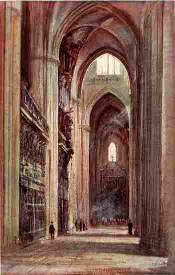 SEVILLE—INTERIOR OF THE CATHEDRAL
