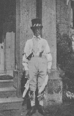 MR. SALISBURY, LEADER OF THE BIDFORD MORRIS-MEN (1906).