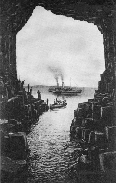 ENTRANCE TO FINGAL'S CAVE.
