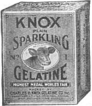 Knox Sparkling Gelatin box