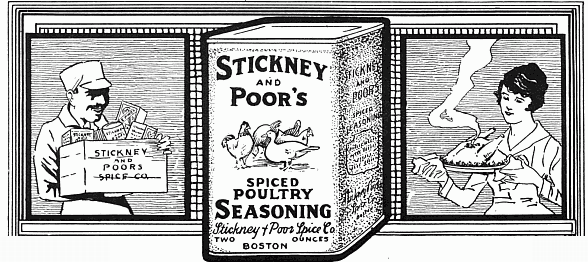 Stickney and Poor's Poultry Seasoning Ad