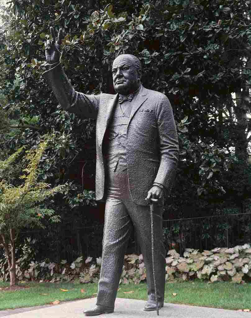 Churchill Statue, British Embassy