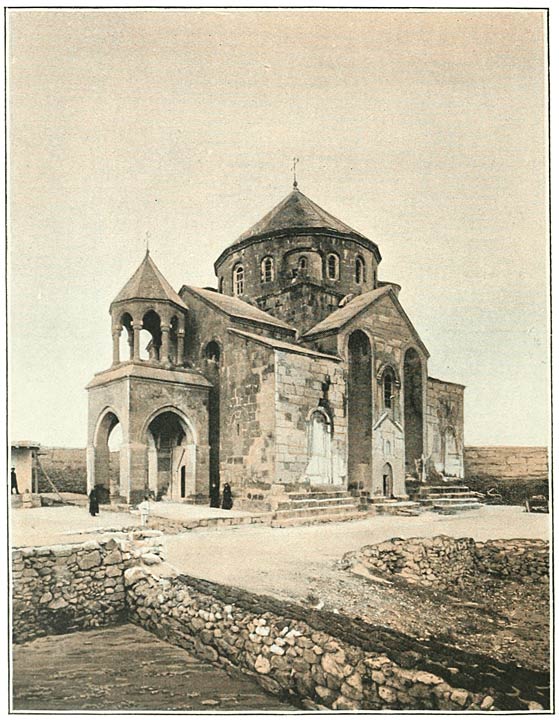 Fig. 57. Edgmiatsin: Exterior of St. Ripsime.
