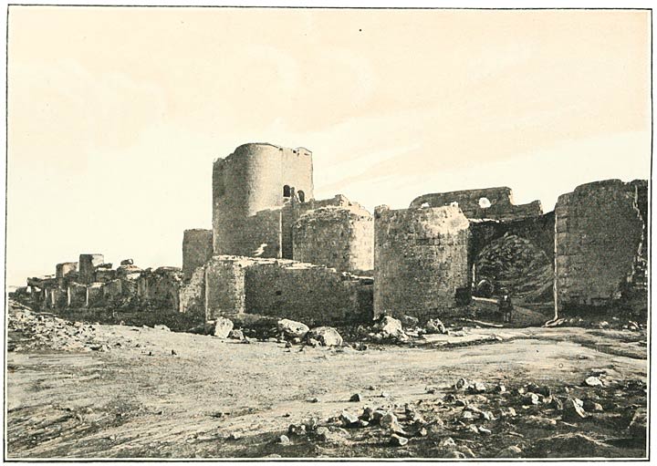 Fig. 70. Walls and Gateway of the City of Ani from Outside, looking East.