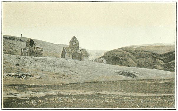 Fig. 94. Khosha Vank: Chapels in the Ravine of the Arpa Chai.
