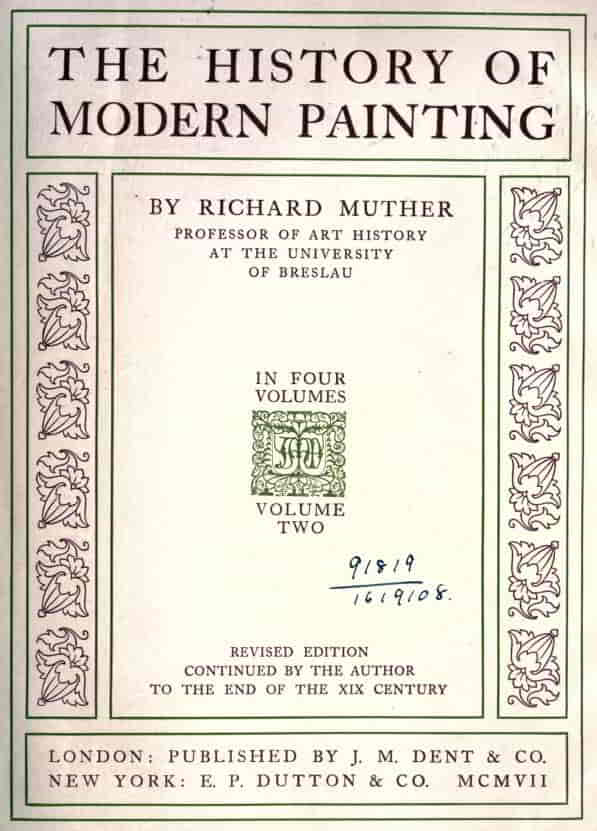 History of Modern Painting, Volume 2 (of 4), by Richard Muther