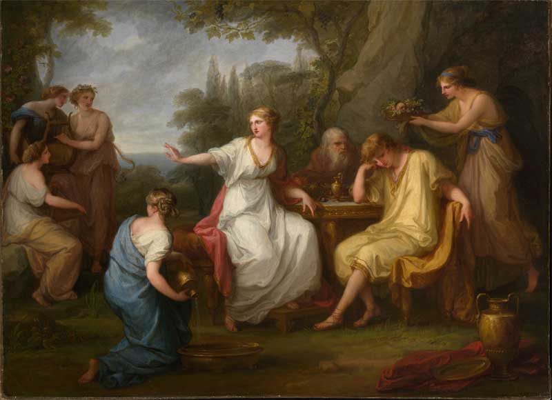 The Sorrow of Telemachus, Angelica Kauffman