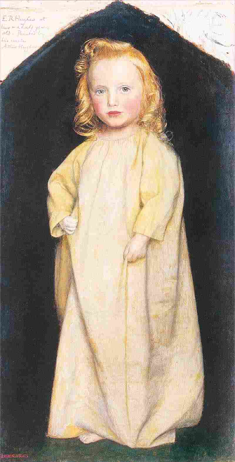 Edward Robert Hughes as a Child. Arthur Hughes