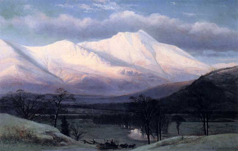 Winter Scene, North Moat Mountain, New Hampshire . Benjamin Champney