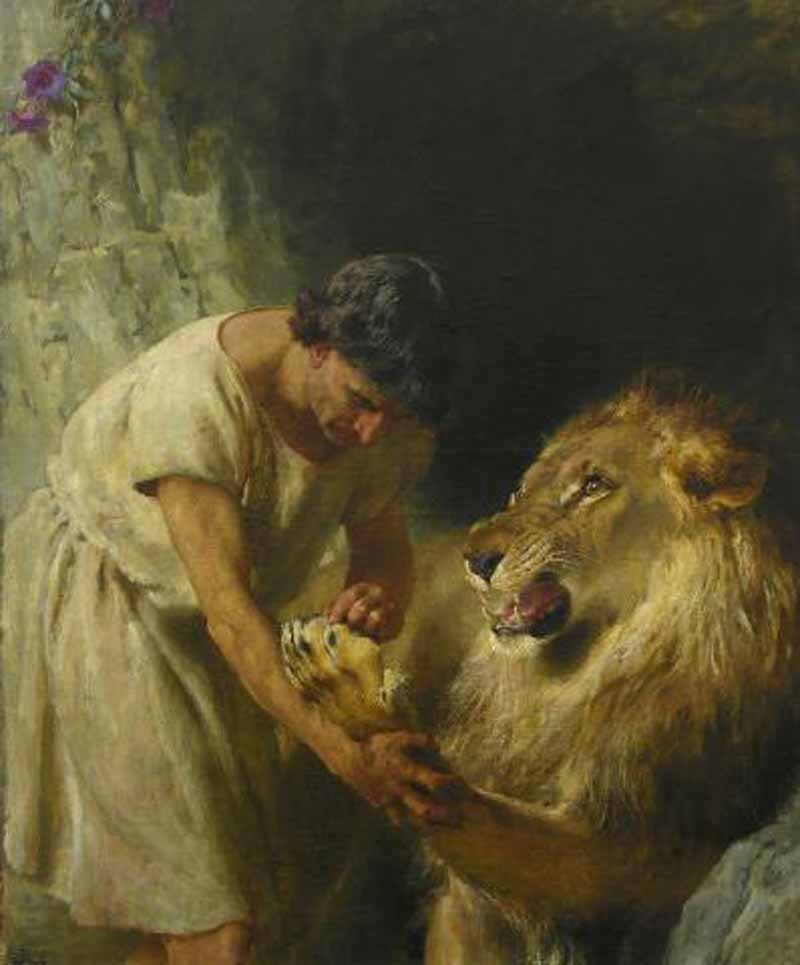 Androcles And The Lion Briton Riviere