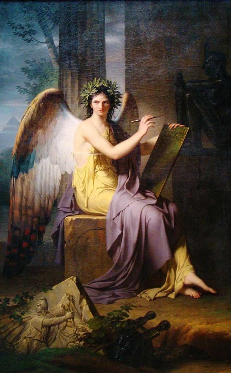 Clio, Muse of History, Charles Meynier