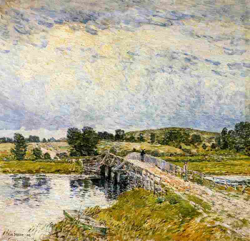 Old Lyme Bridge, Frederick Childe Hassam