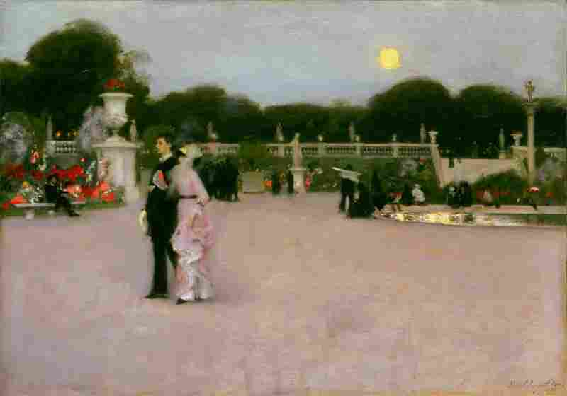 In The Luxembourg Gardens. John Singer Sargent