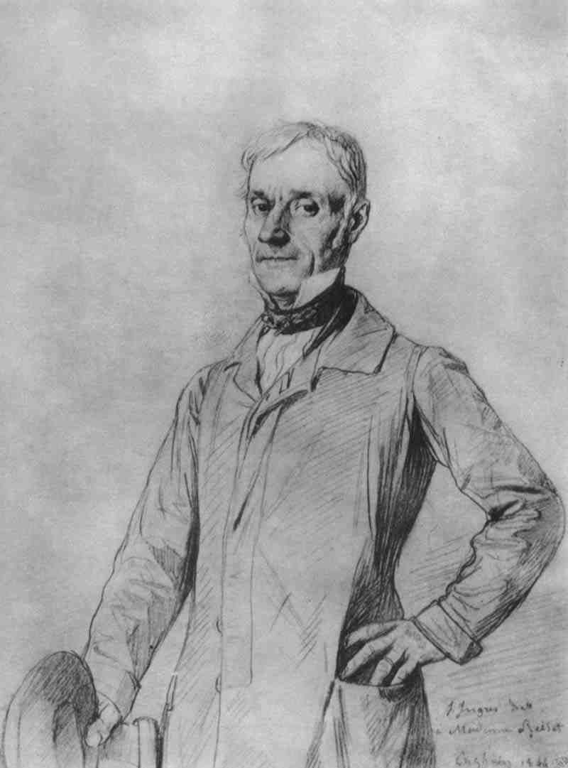 Portrait of Louis Reiset, Jean Auguste Dominique Ingres