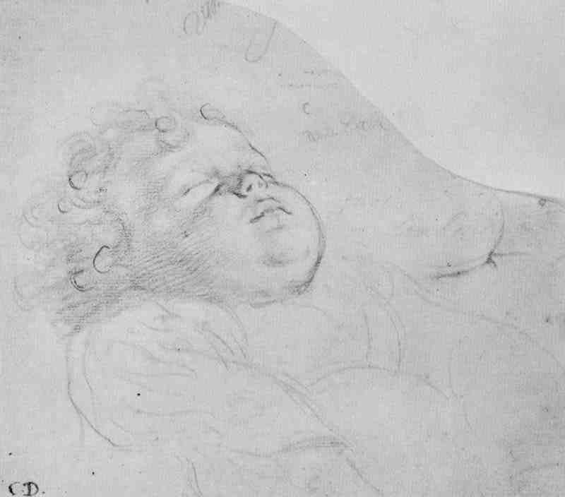 Sleeping child. Cesare Dandini