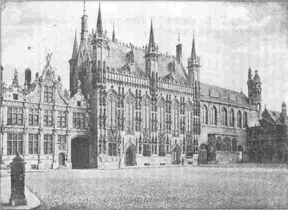 Griffie, Stadhuis en H. Bloedkapel te Brugge