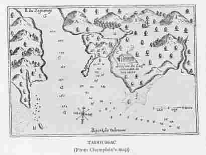 TADOUSSAC (From Champlain's map)