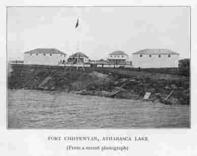 FORT CHIPPEWYAN, ATHABASCA LAKE (From a recent photograph)