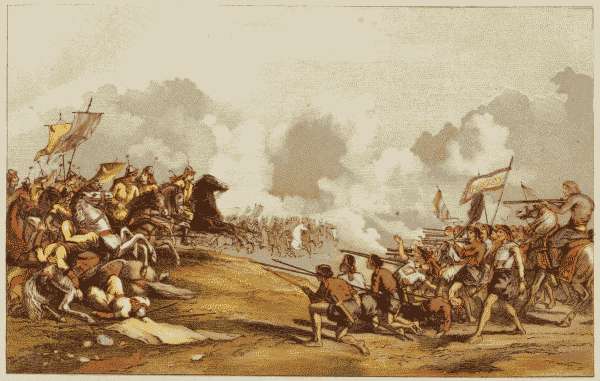 DEFEAT OF THE TARTAR CAVALRY AT THE BATTLE OF HU-KAU. DAY & SON, LIMITED, LITH.