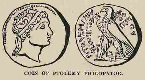 188.jpg Coin of Ptolemy Philopater 