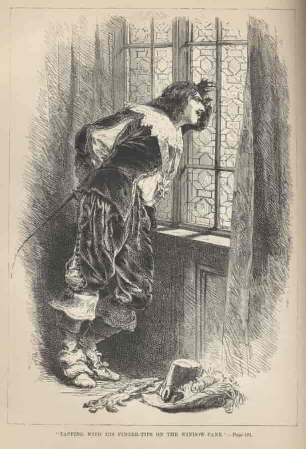 'tapping With his Finger-tips on the Window-pane.'——191 