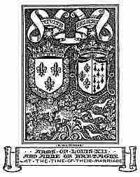 Arms of Louis XII. and Anne de Bretagne at the time of their marriage