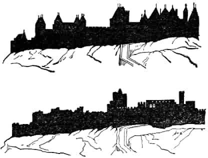The Old Cité de Carcassonne before and after the Restoration