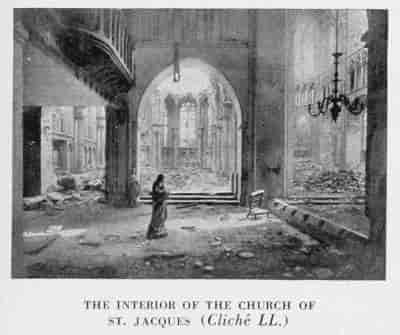 THE INTERIOR OF THE CHURCH OF ST. JACQUES. (Cliché LL.)