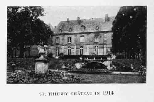ST. THIERRY CHÂTEAU IN 1914