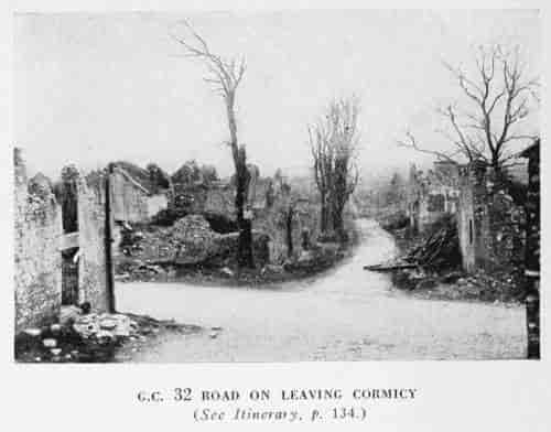 G.C. 32 ROAD ON LEAVING CORMICY (See Itinerary, p. 134.)