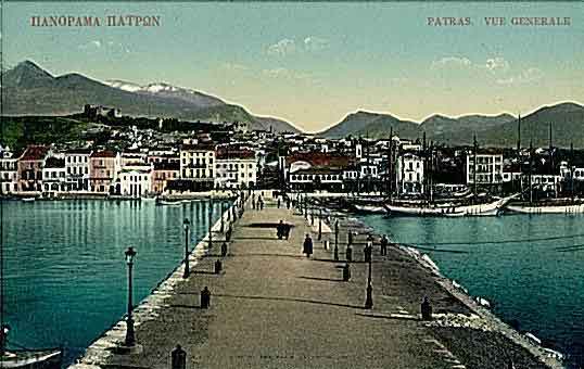 Patra, Harbour early 20th century