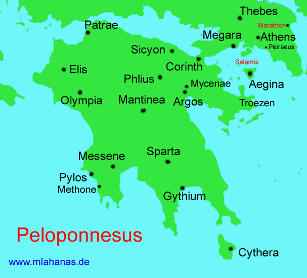 Peloponnesus Cities