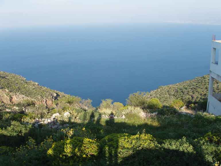 Blick auf die Bucht von Georgioupolis, Vamos Chania