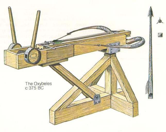 first greek catapult