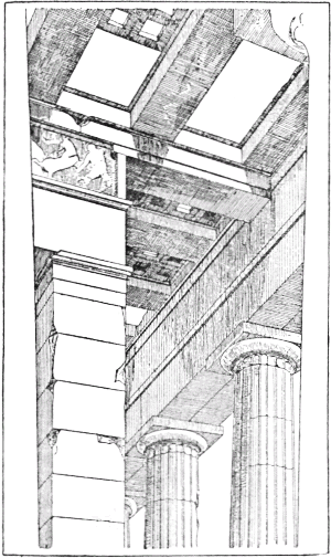 Fig. 16.--The disposition of the West Frieze of the Theseion.